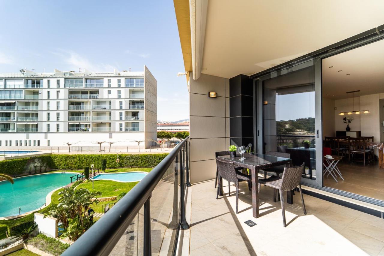 Primera Linea De Mar Con Piscina, Gimnasio Y Parking 2 Hab Y 2 Banos บิยาโฮโยซา ภายนอก รูปภาพ