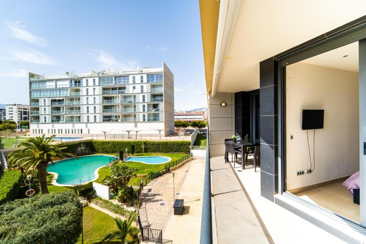 Primera Linea De Mar Con Piscina, Gimnasio Y Parking 2 Hab Y 2 Banos บิยาโฮโยซา ภายนอก รูปภาพ