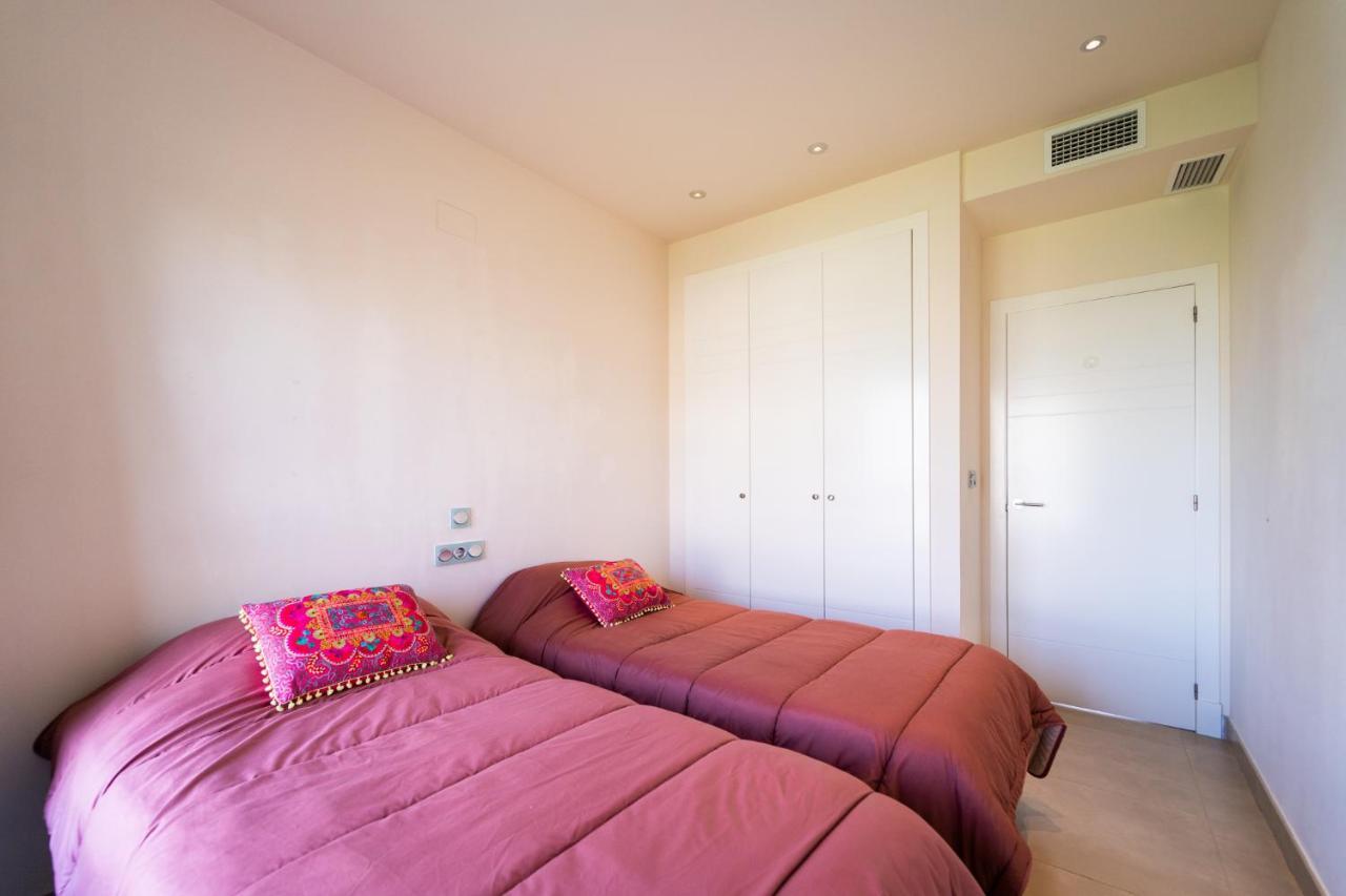 Primera Linea De Mar Con Piscina, Gimnasio Y Parking 2 Hab Y 2 Banos บิยาโฮโยซา ภายนอก รูปภาพ